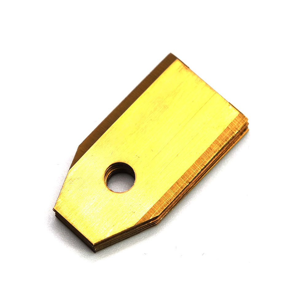 6mm0.75mm金色镀钛割草机刀片30片装