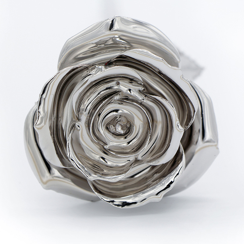 镀金玫瑰花厂家直销 鲜花材质 全镀铂金玫瑰 圣诞 情人节畅销礼品