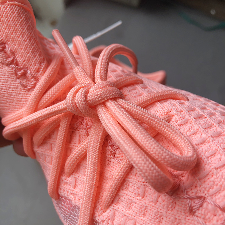 粉色椰子鞋350v2女满天星真爆女鞋欧洲限定2019新款运动跑步鞋子