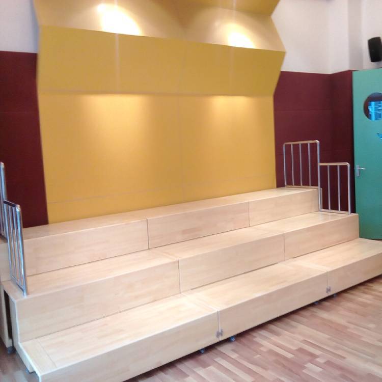 伸缩合唱台幼儿园合唱比赛用移动舞台台阶 合唱节用抽拉式合唱台