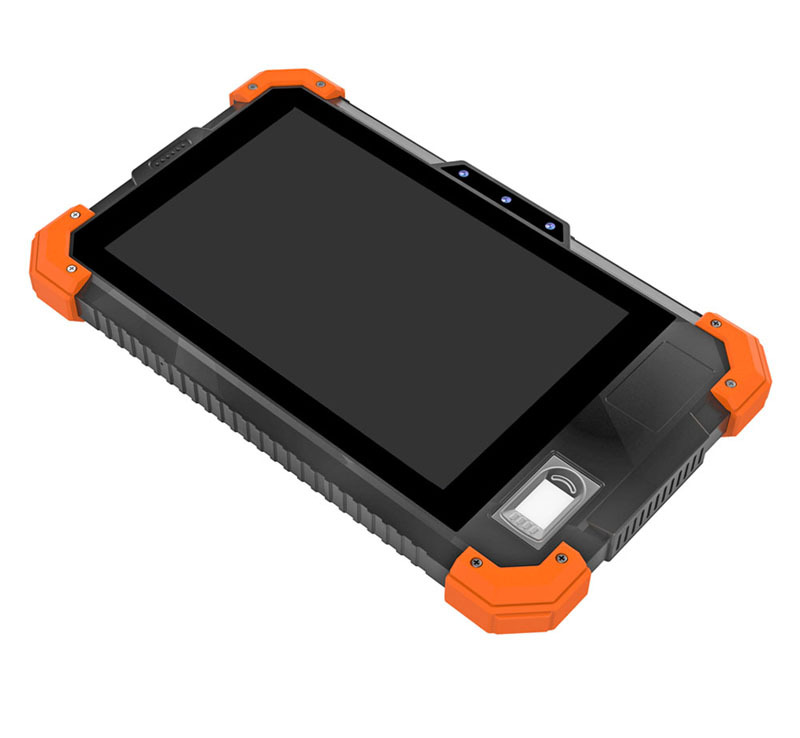 豪盾超高频rfid条码扫描nfc工业平板7寸指纹身份证三防平板电脑