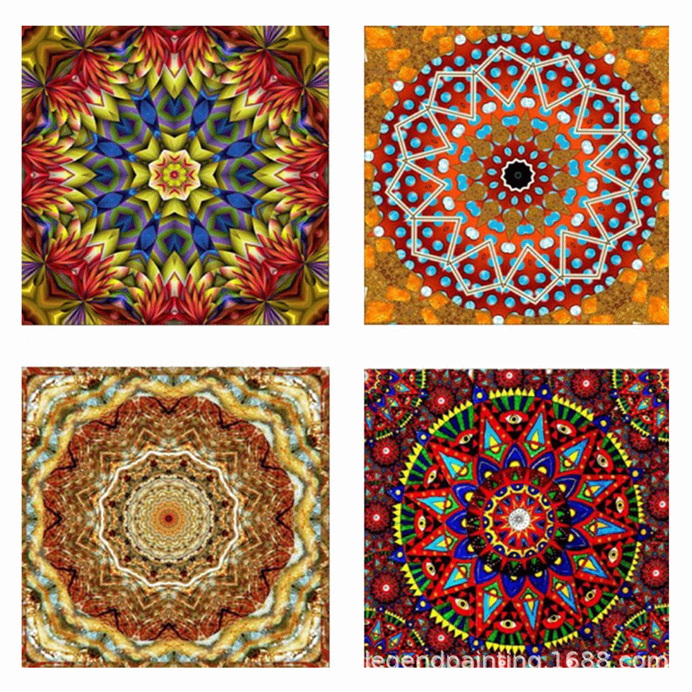 跨境diy钻石画 曼达拉花 满钻亚马逊ebay爆款厂家批发