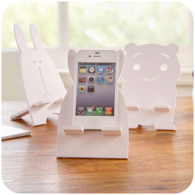 创意可爱卡通手机座懒人手机支架直播看电视神器桌面手机托架定制