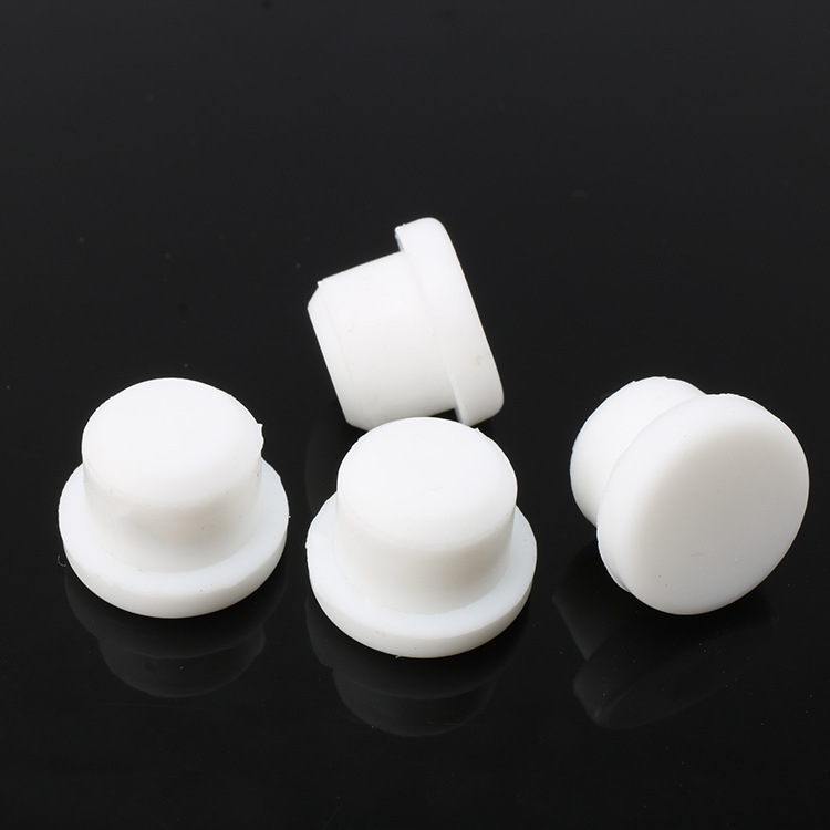 厂家环保医用防尘防潮硅胶塞 led灯防水防漏透明橡胶塞子定制