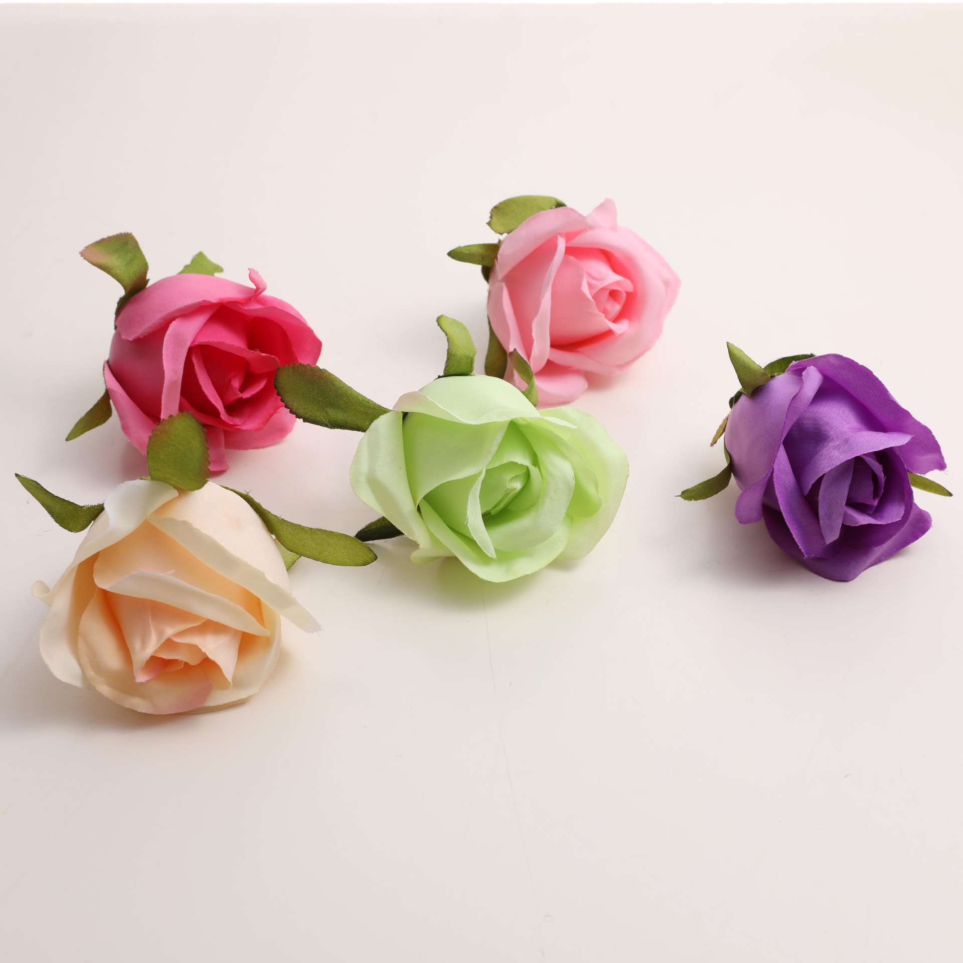 仿真花玫瑰花朵花头婚庆花球人造花批发绢布玫瑰花墙背景墙配件