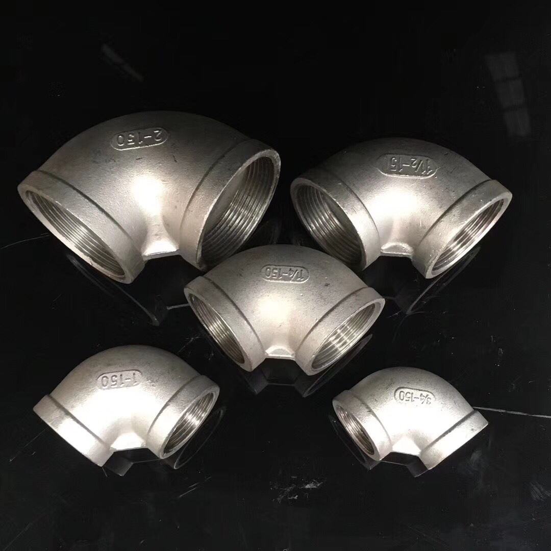 201/304 不锈钢内牙弯头 不锈钢内螺纹弯头 90°度直角内丝扣弯头