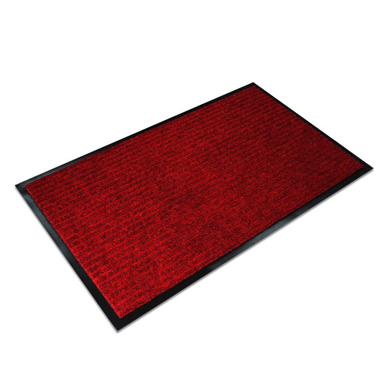 Welcome Carpet Double Stripe Non-Slip Dust Removal Hotel Entrance Welcome Floor Mat Outdoor Commercial Floor Mat Logo Processing