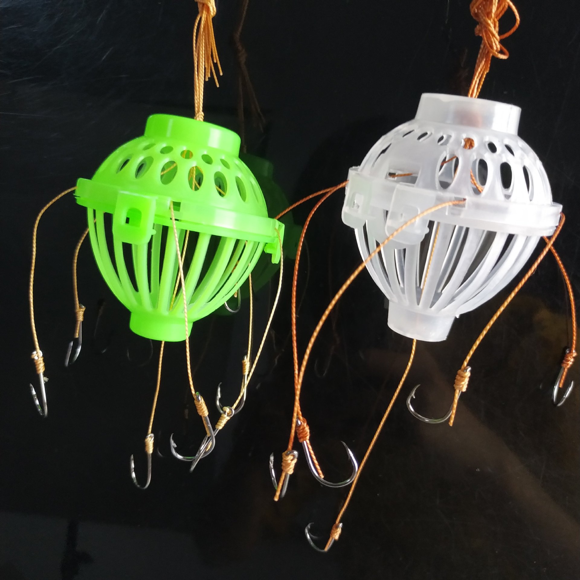 厂家直销鲢鳙水怪钓笼 鱼猎手钓笼 水怪水雷钓笼饵笼渔具量大从优