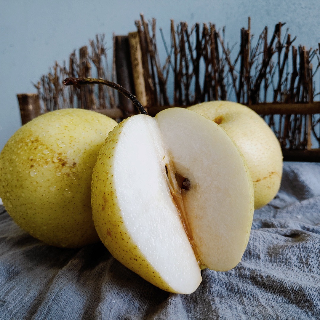 【山西雪梨大果5斤约6-9个】新鲜水果冰糖雪梨子脆甜多汁批发包邮