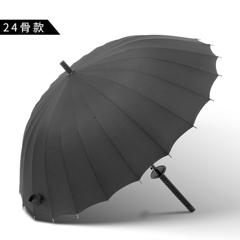 in Stock Creative Personality Can Be Printed Logo Martial Arts Umbrella Large Automatic Long Handle Umbrella Men and Women Student Anime Umbrella