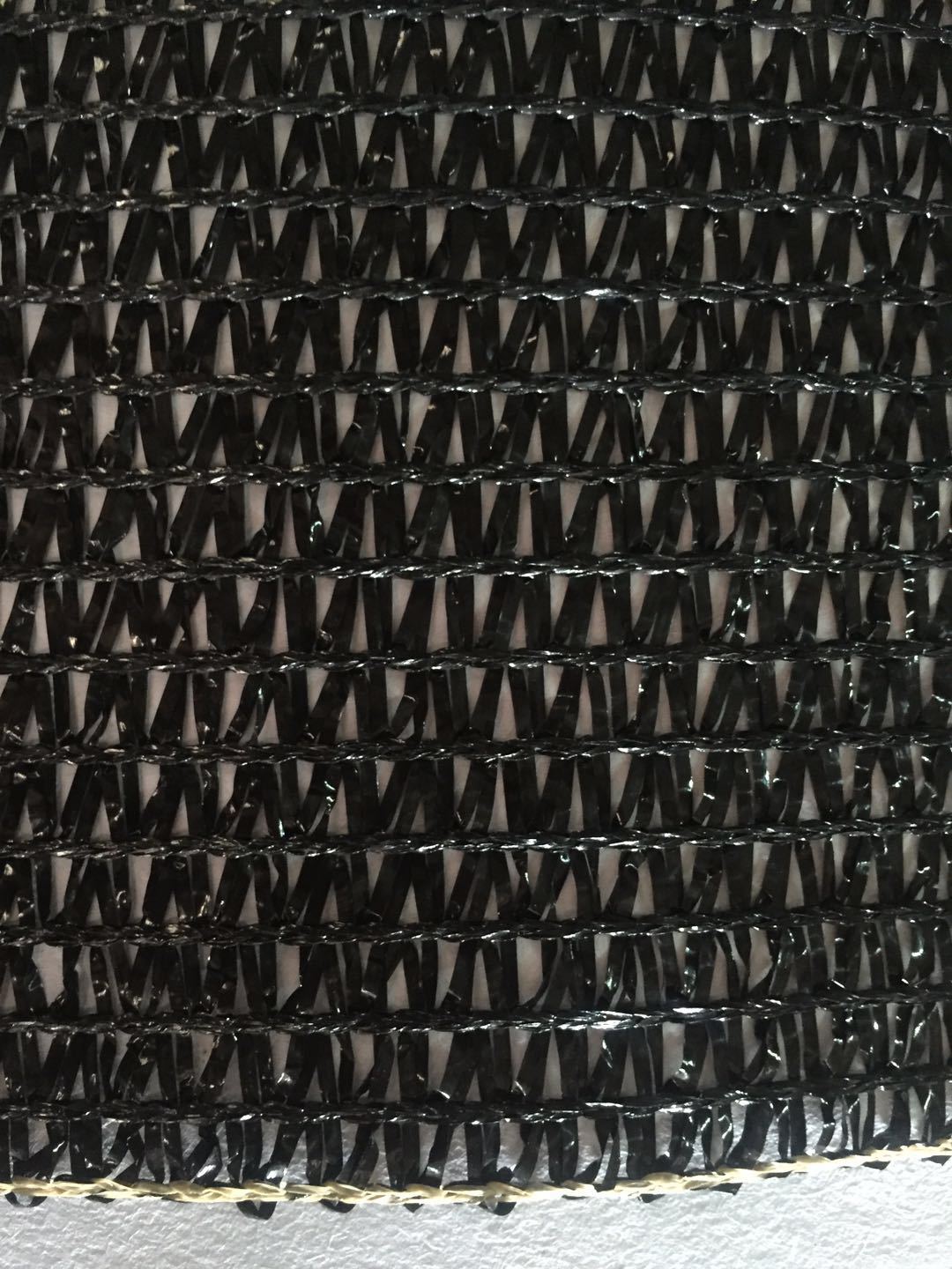 厂家批发黑色三针遮阳网透光保湿降温防紫外线pp遮阳网批发