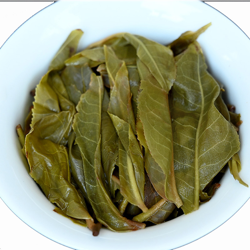 2019春茶250g冰岛黄金叶云南勐库冰岛老寨古树普洱生茶黄叶片砖