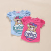 EM summer new pattern girl Short sleeved lovely Sweet wind Children Female baby Cotton T-shirts jacket EM summer new pattern girl Short sleeved lovely Sweet wind Children Female baby Cotton T-shirts jacket