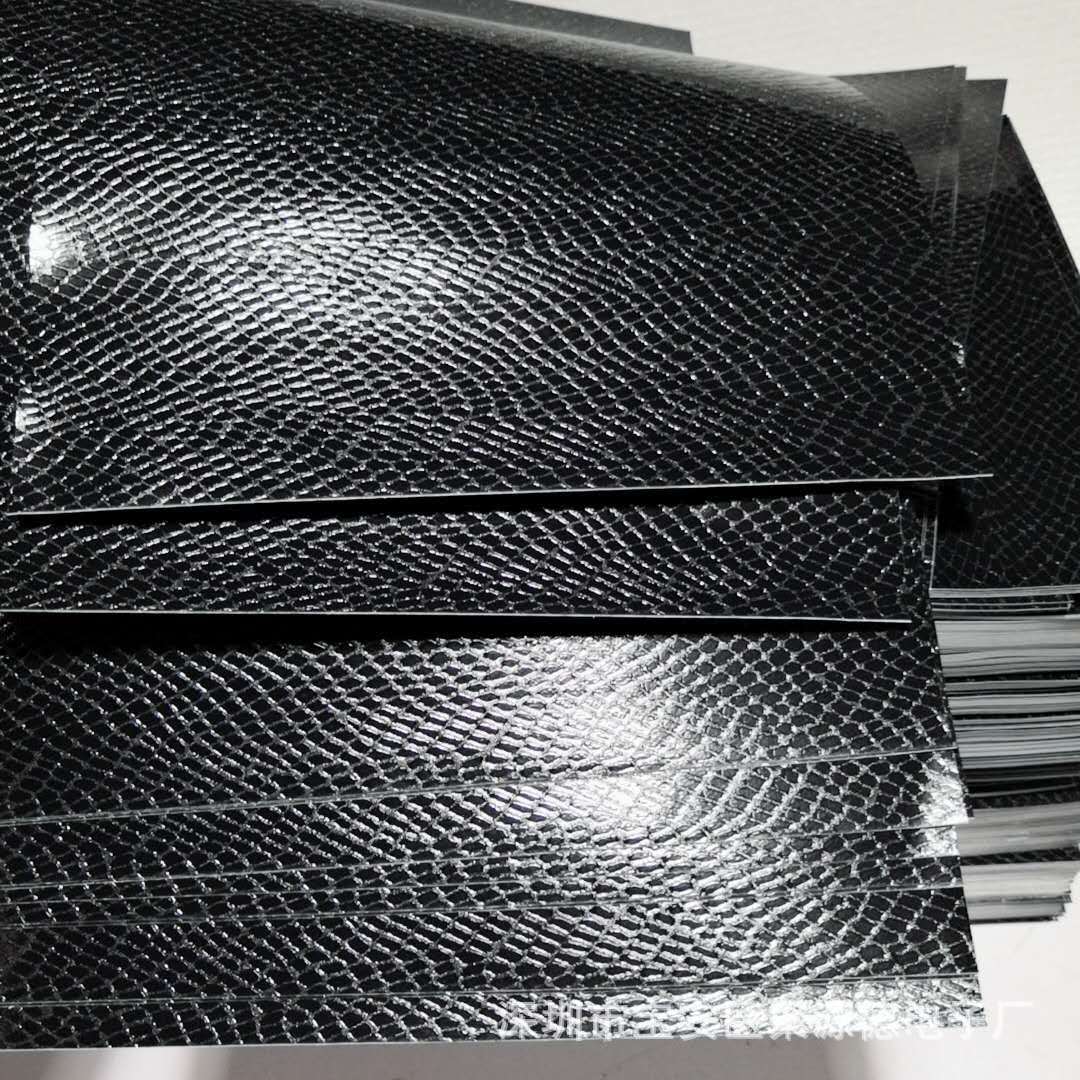 现货8寸仿皮纹膜 蛇皮鳄鱼荔枝纹后贴手机全包边贴纸激光机切割膜