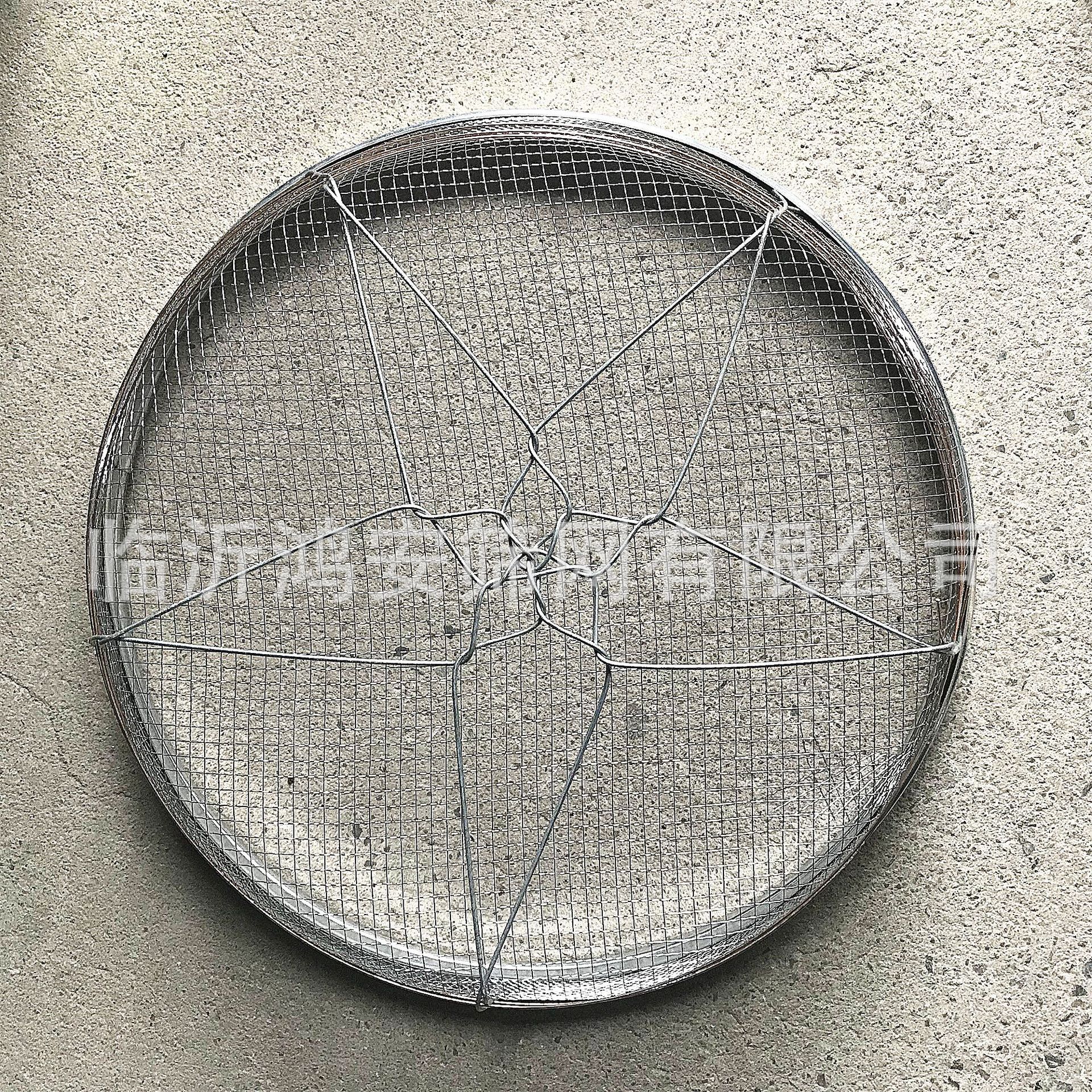 厂家现货销售圆筛子农用镀锌铁丝筛圆形筛子筛沙筛石子筛土壤