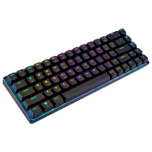 魔炼者MK14 68键迷你键盘RGB機械鍵盤游戏机械键盘青轴红轴茶轴