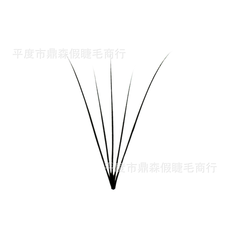 Dingsen Grafting Eyelashes Individual False Eyelash Camellia 3P 5P 8-14 Height Blooming Eyelashes Large Volume Logo