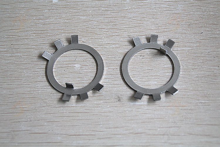 正宗304不锈钢止动垫圈六爪垫圈gb858圆螺母用止退垫圈m10-m140