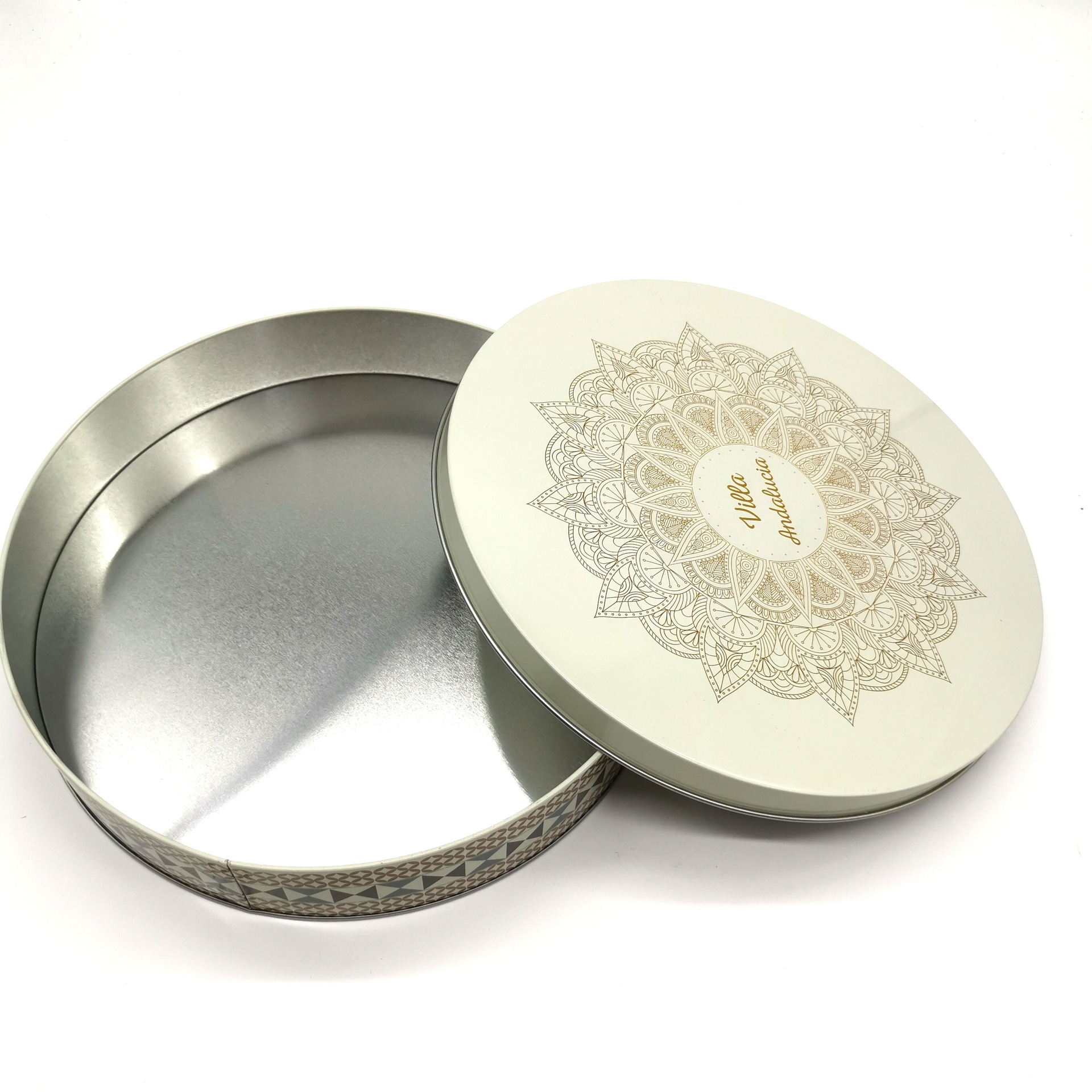 东莞厂家定做圆形马口铁礼品铁罐 生日礼物蛋糕铁盒曲奇饼干礼品