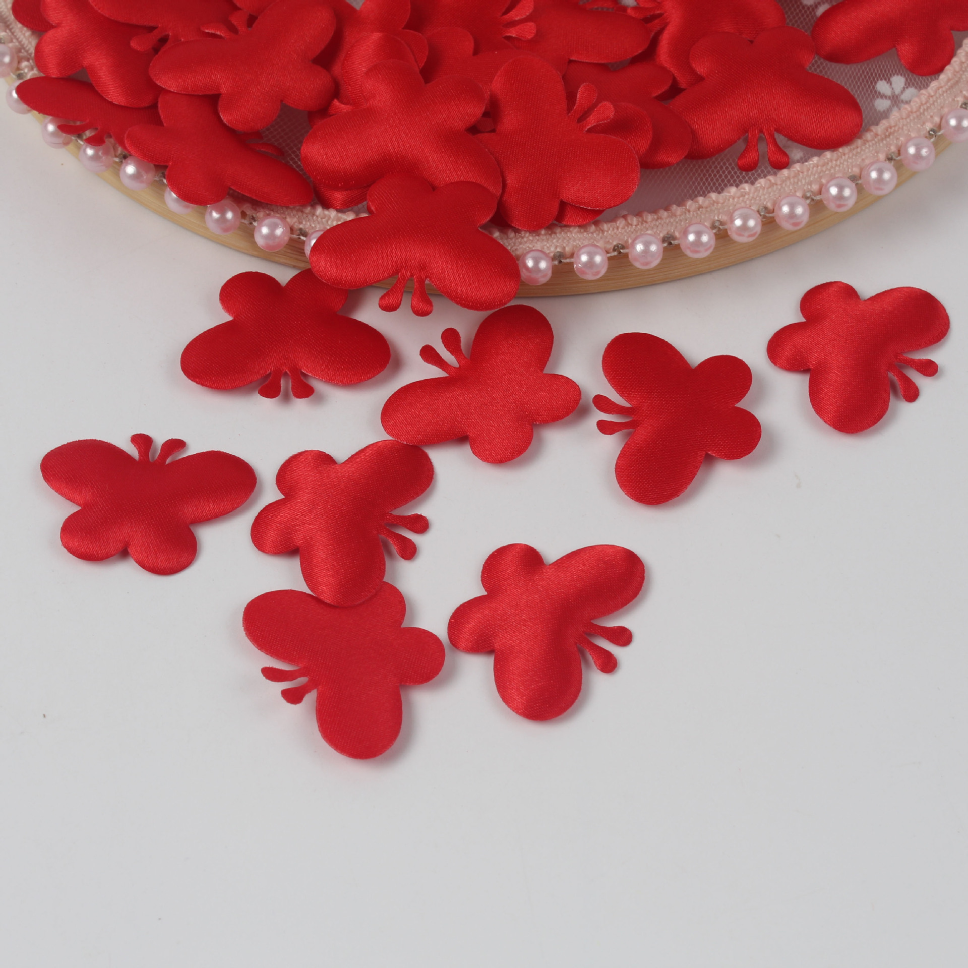 5公分海绵蝴蝶压床撒花婚礼装饰布置纸屑100包