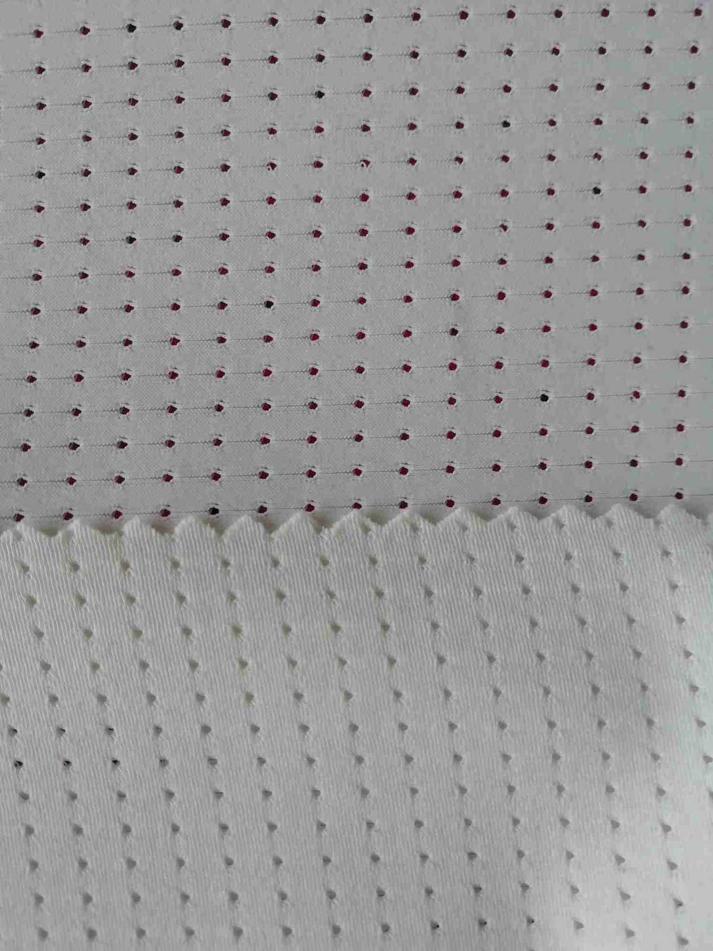 方格弹力网眼布针孔网布运动护具医疗康复服装服饰面料