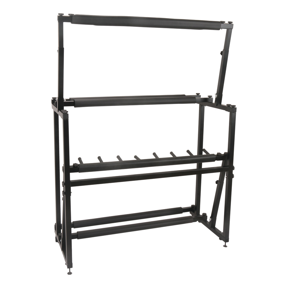 金属水弹枪架摆放立式落地武器展示架收纳枪架子挂枪可折叠防磕碰