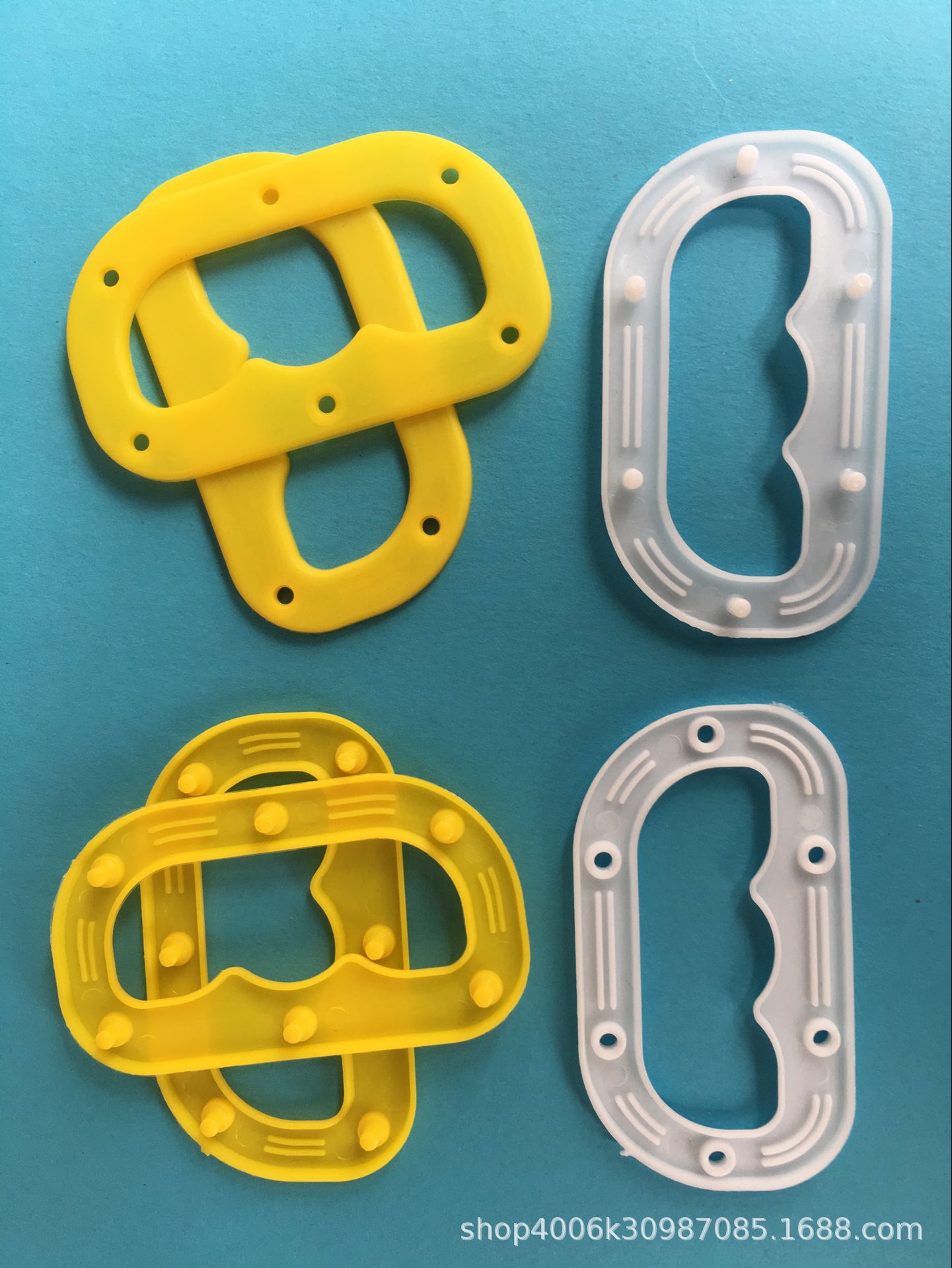 米粉麦谷塑料包装袋小号新料黄色提扣