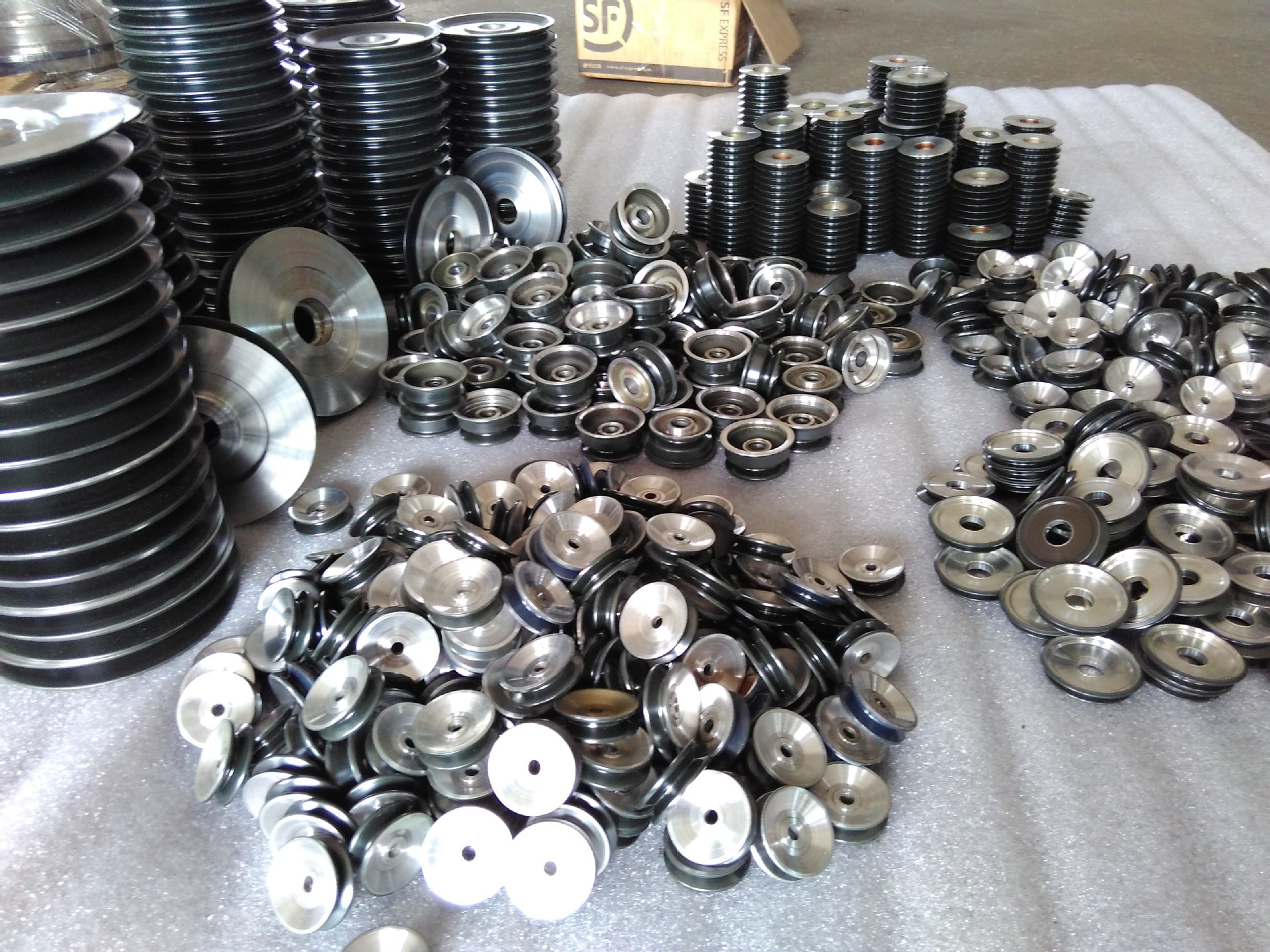 厂家直销铝导轮喷陶瓷 漆包机导轮喷陶瓷 漆包机分线轮,排线轮