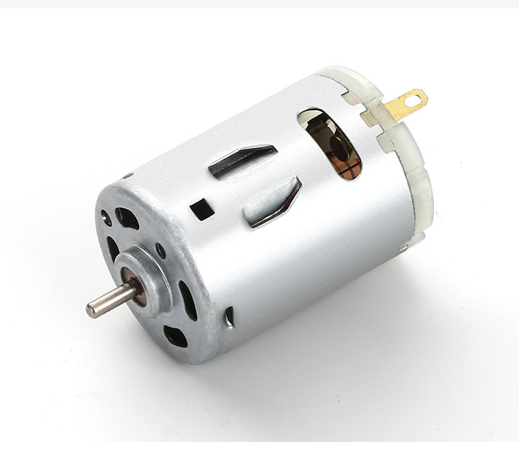 385小电风扇微型电机 车载双头扇自刷直流减速静音7.4v12v24v马达