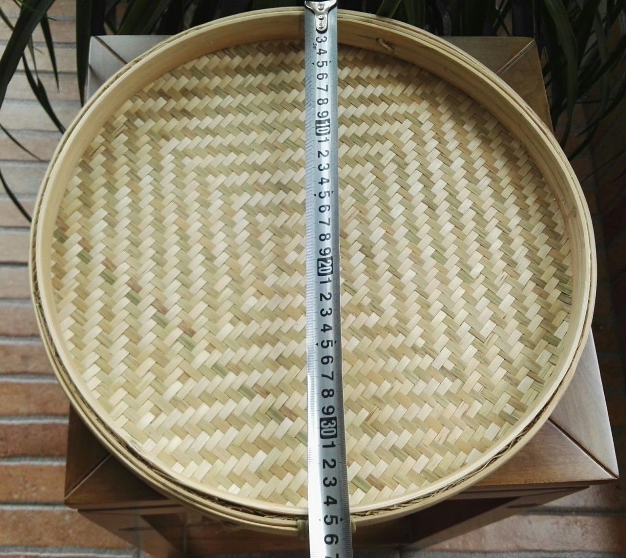 竹编工艺品竹编簸箕晾晒簸箕粉托