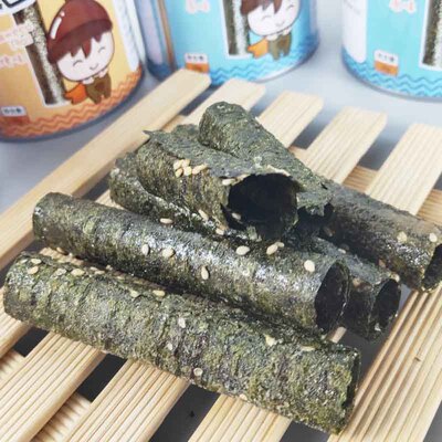 任阿三夹心海苔芝麻海苔卷 4罐包邮微商一件代发阿三芝麻海苔卷