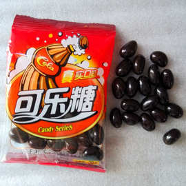 旅游 80后怀旧零食 可乐糖 可乐味软糖 童年可乐豆口感糖果20克