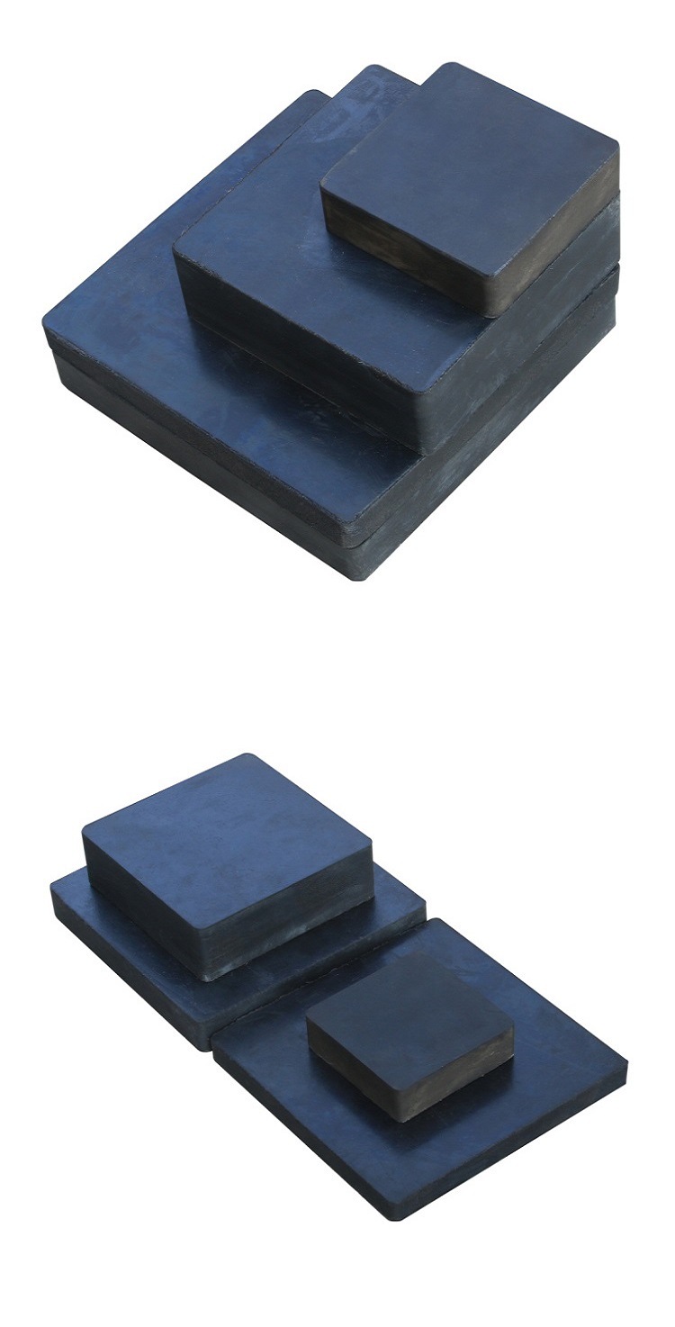 橡胶垫减震垫缓冲方块工业设备机械垫块长防震胶垫加厚减振橡皮板