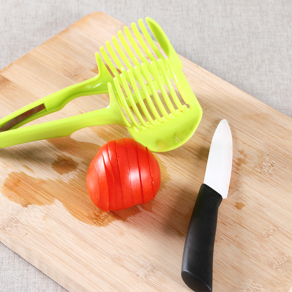 手持式橙子柠檬水果切片器西红柿番茄鸡蛋分割切割夹子厨房工具