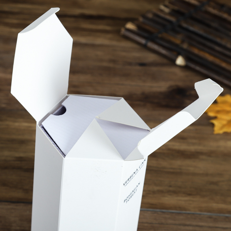 厂家批发创意异形盒白卡纸奶茶包装棱柱盒彩印食品打包纸盒定制