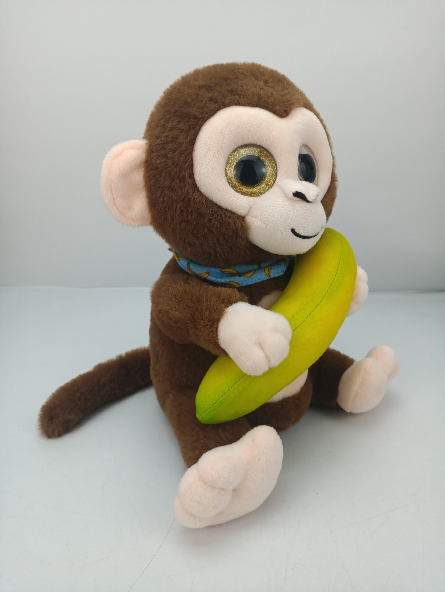 电动毛绒玩具猴子 电动毛绒玩具 抱香蕉猴子 录音学说话摇摆