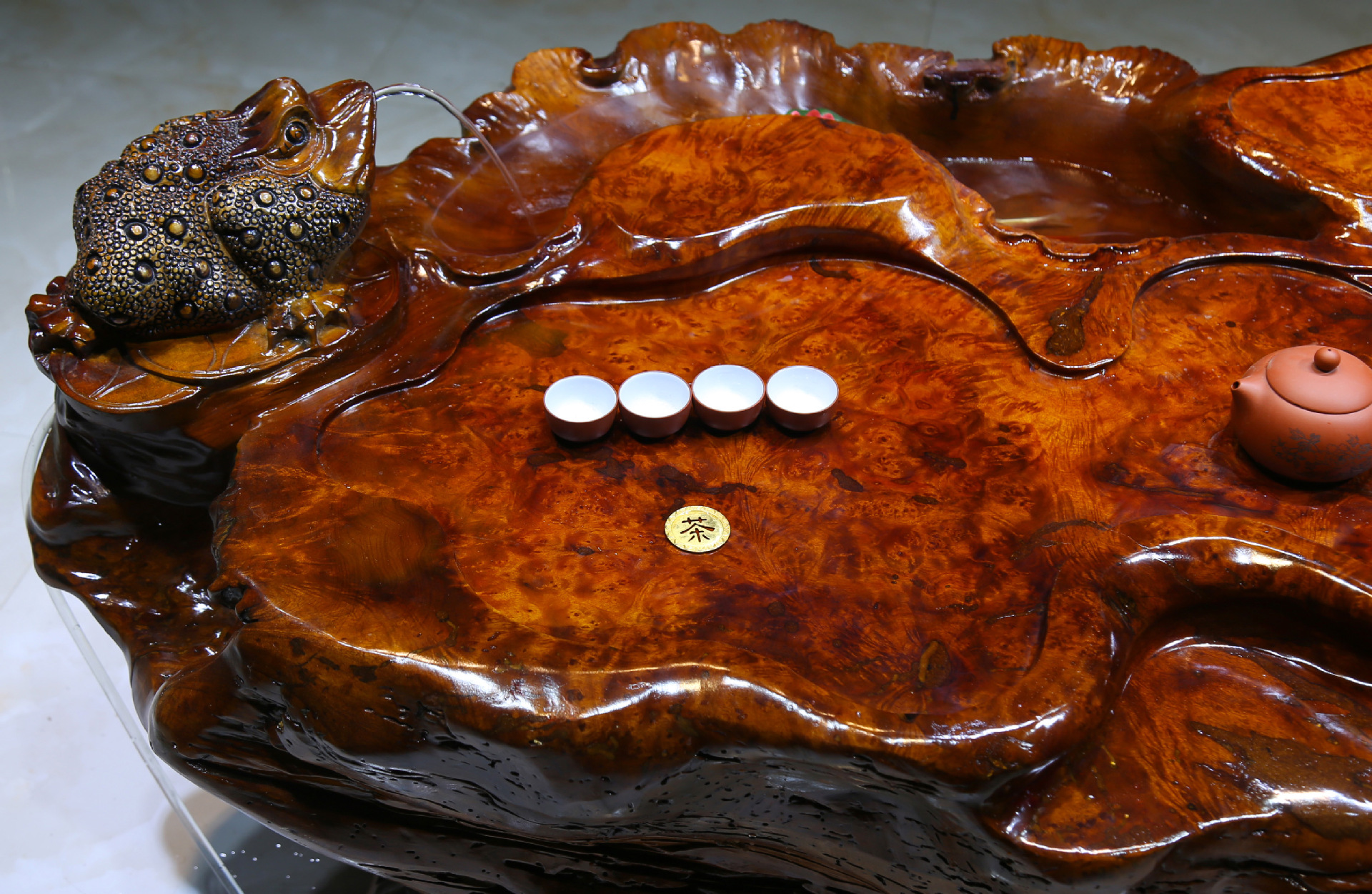 根雕茶几茶桌整体树根金丝楠木功夫茶台茶海茶艺客厅办公会客家居