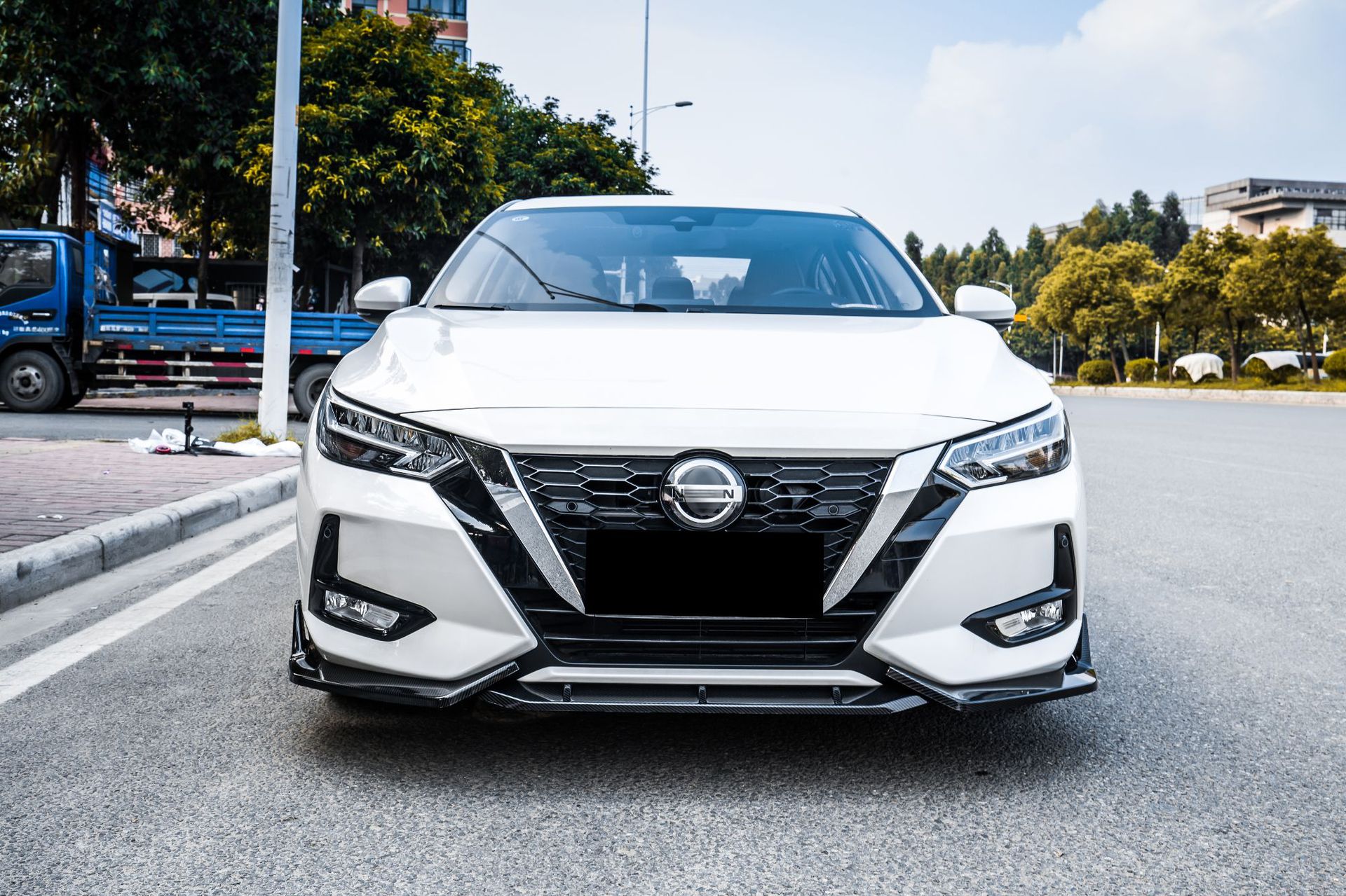 20款新轩逸改装前铲包围14代轩逸前唇侧裙前铲尾翼后唇装饰包角