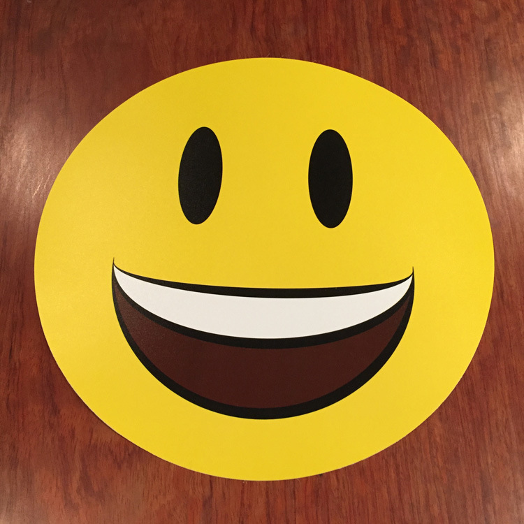 欧式防水餐垫 防烫隔热餐垫 笑脸系列表情包可定制pp餐垫