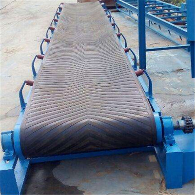 提供定制耐高温 pvc输送带皮带爬坡式输送机食品皮带式水平输送线