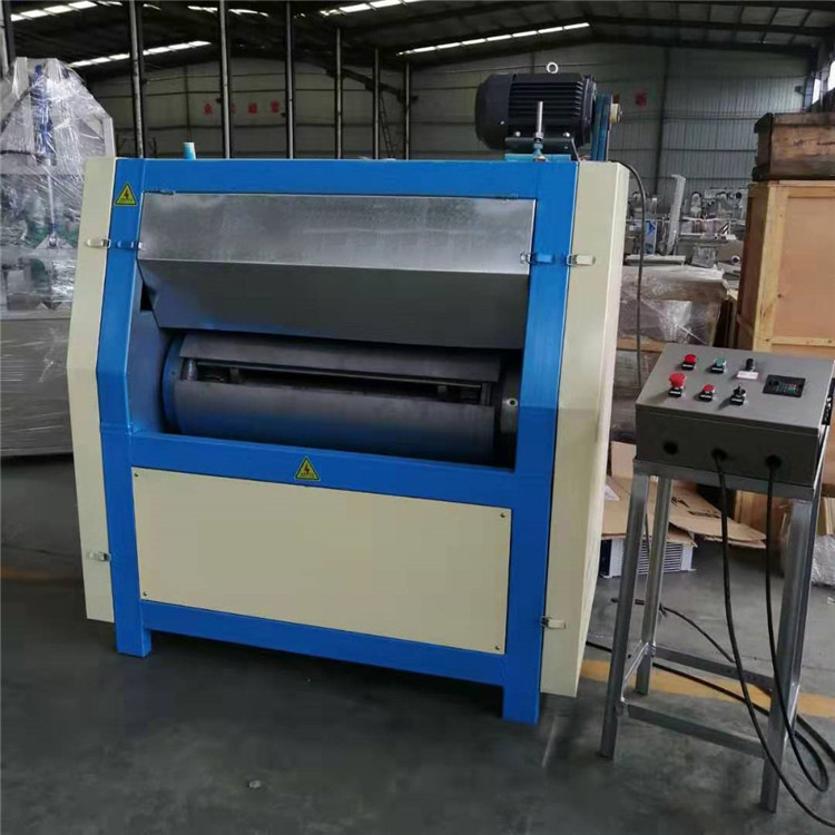 供应小型皮子打毛机 滚筒式牛羊皮脱毛机 鲜牛皮去毛机 可试机