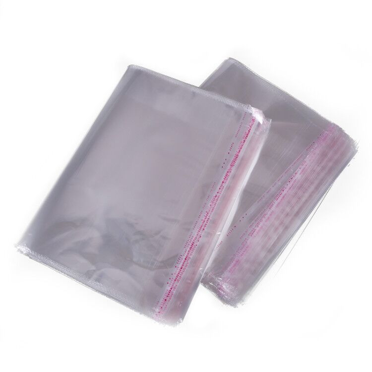 Opp Bag Self-Adhesive Bag Plastic Bag Transparent Bag Adhesive Square Sealing Plastic Bag Clothes' Packaging