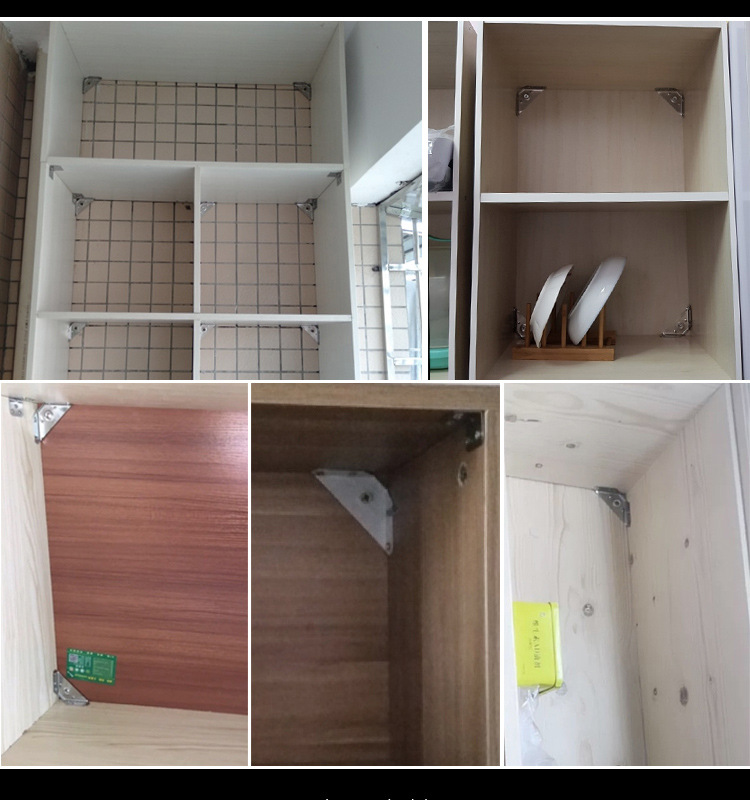 厂家直销加厚三面固定角铁 橱柜吊码 吊柜角码 床角撑角码