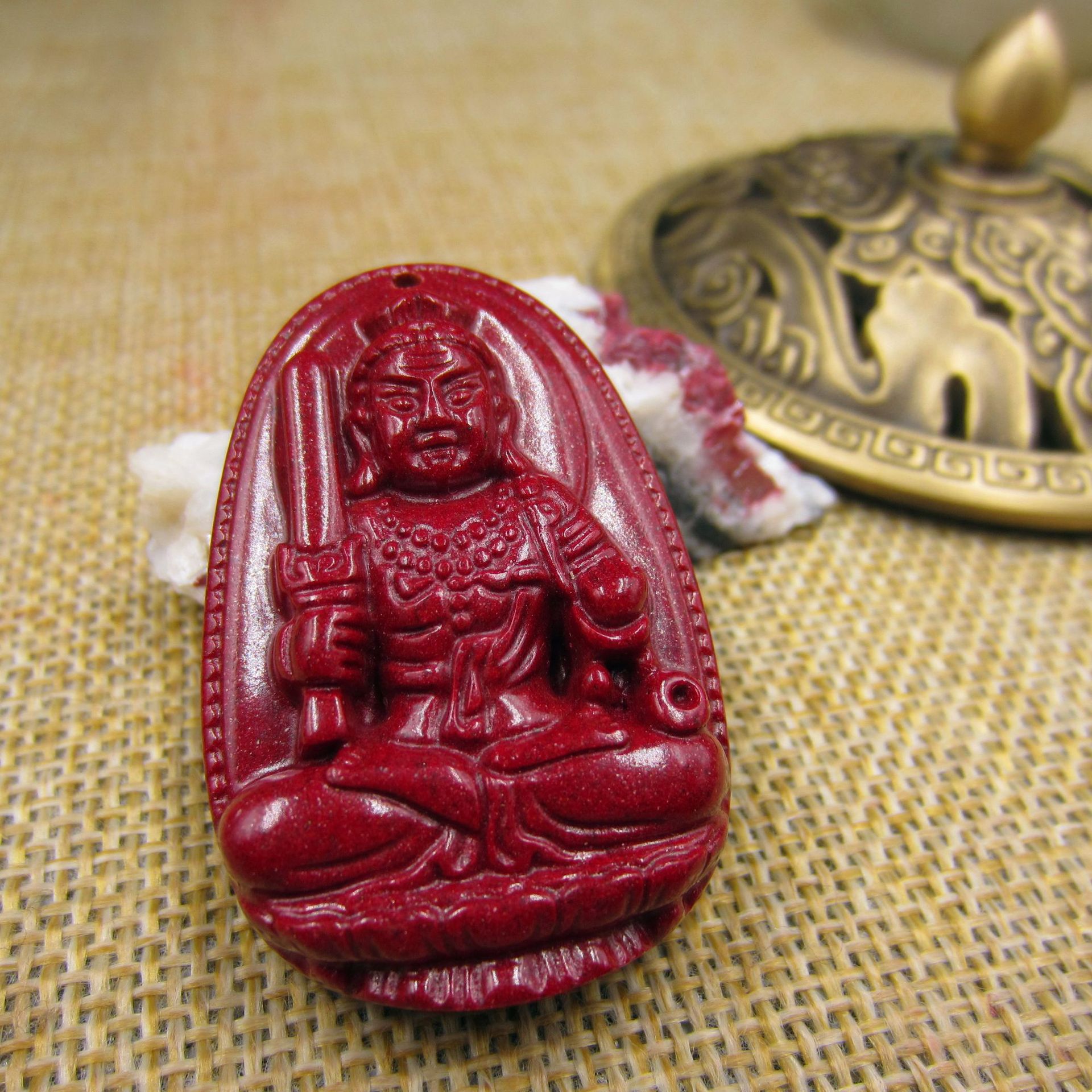 原矿朱砂 生肖本命佛吊坠紫金砂十二生肖守护神吊牌项坠项链