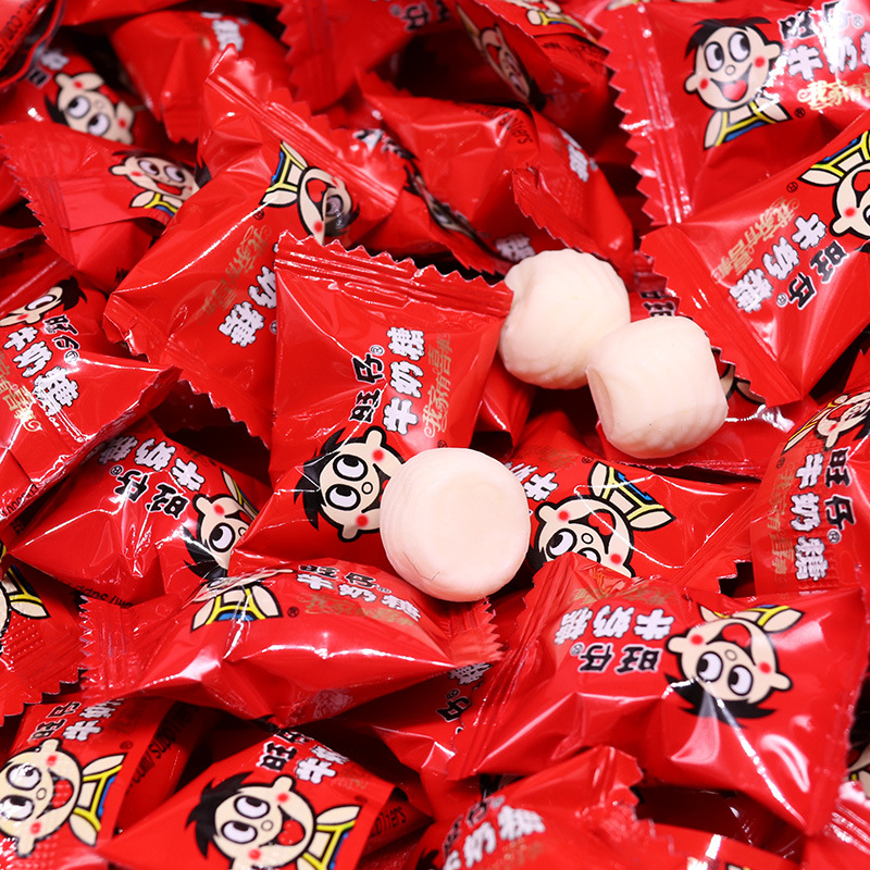 旺仔牛奶糖 旺旺牛奶软糖散装小食品零食批发 旺仔糖结婚喜糖果
