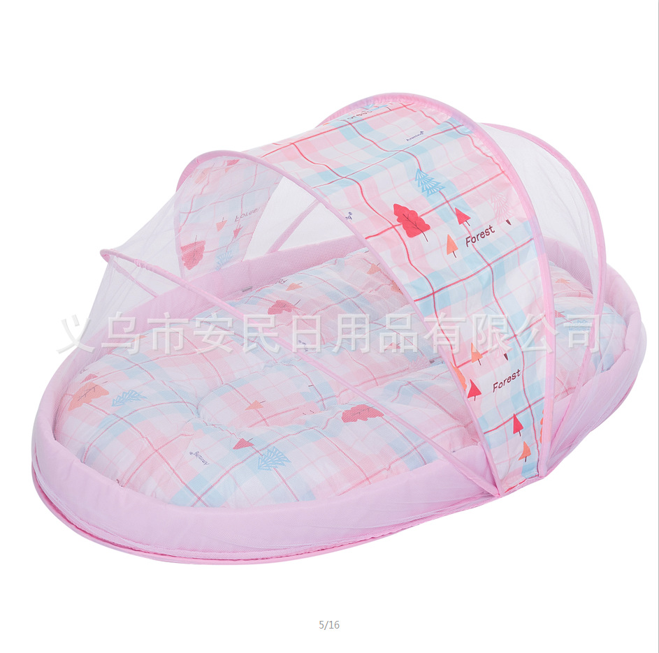 Portable Bed in Bed Baby Crib Foldable Newborn Bed Mosquito Net Bionic Bb Bed Bed Anti-Pressure