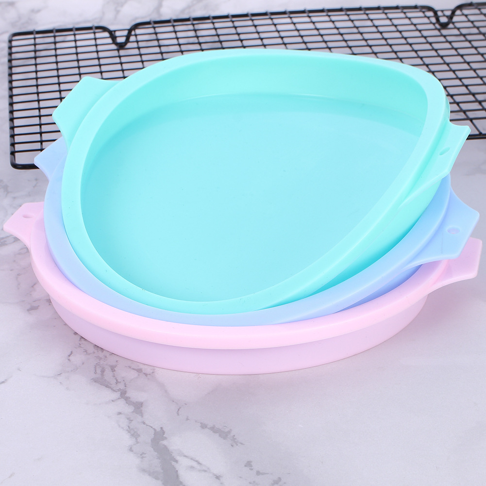 Rainbow Cake Baking Mold round Chiffon Cake Mousse Mold Layered Cake Baking Tray Silicone Mold