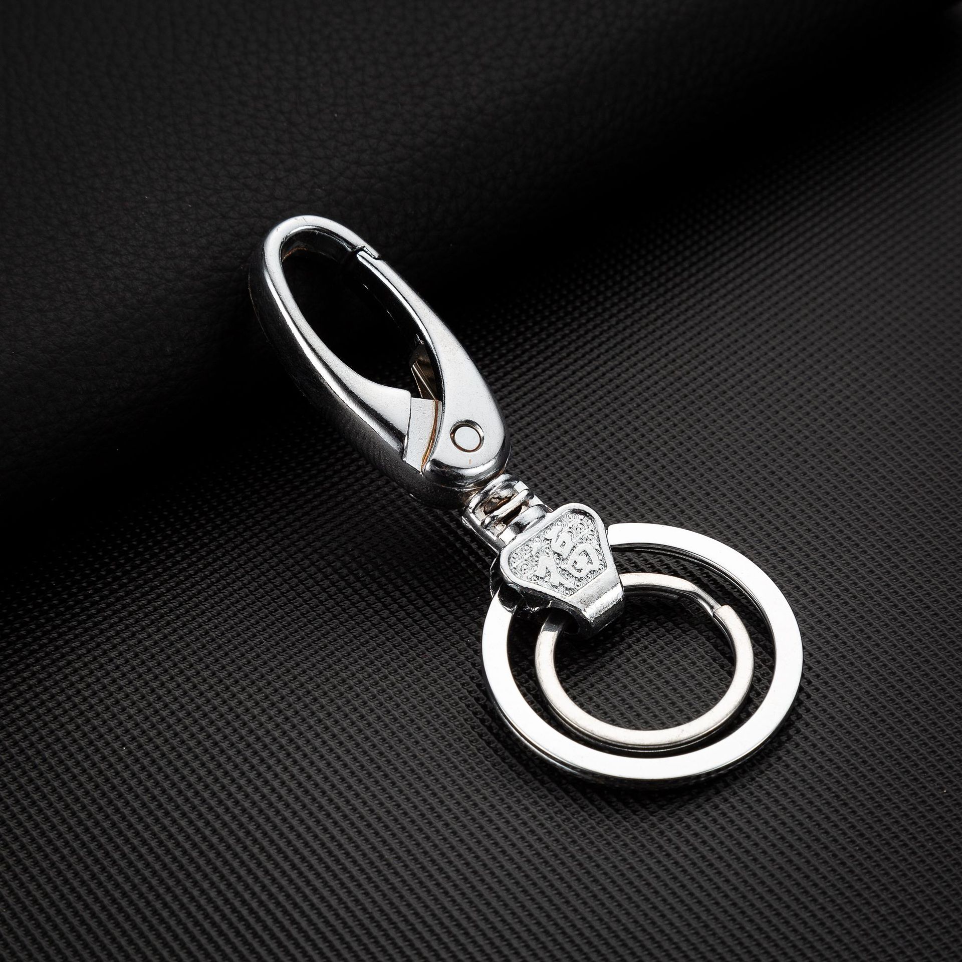 淳美钥匙扣902a 简单钥匙配件福字扣双环精品店文具店货源钥匙链