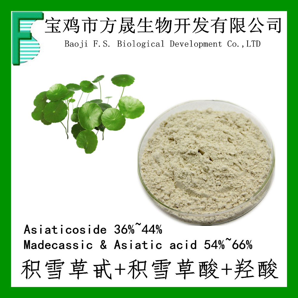 积雪草提取物(积雪草甙36%~44% 积雪草酸 羟基积雪草酸54%~66%)