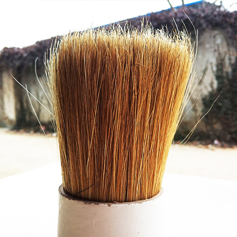 现货批发 原白色猪鬃毛90分 130mm动物毛鬃工业刷子用毛 量大从优